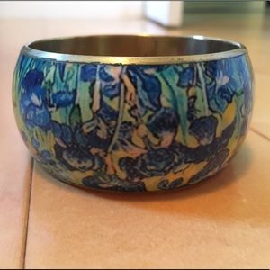 Van Gogh Irises Bangle Bracelet